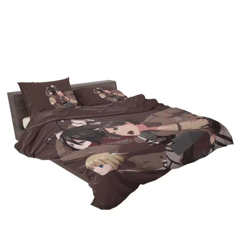 Mikasa Armin Eren Alliance Unveiled Anime Bedding Set 2