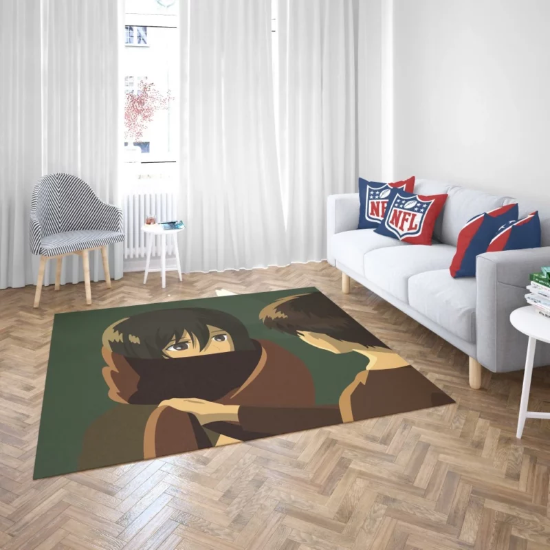 Mikasa and Eren Unbreakable Bonds Anime Rug 2