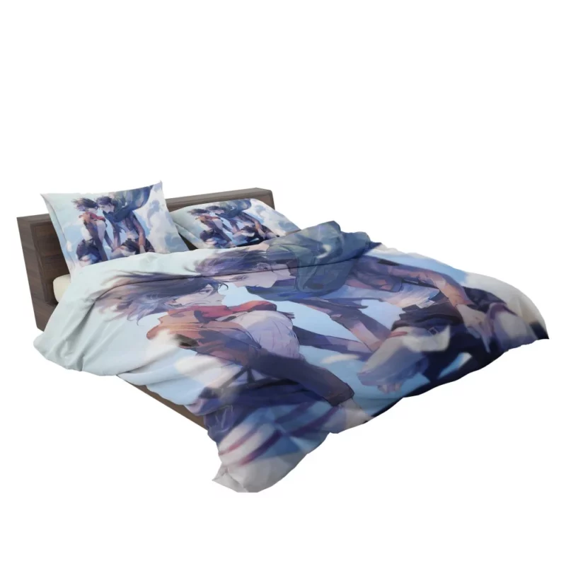 Mikasa and Levi Titan Slayers Anime Bedding Set 2