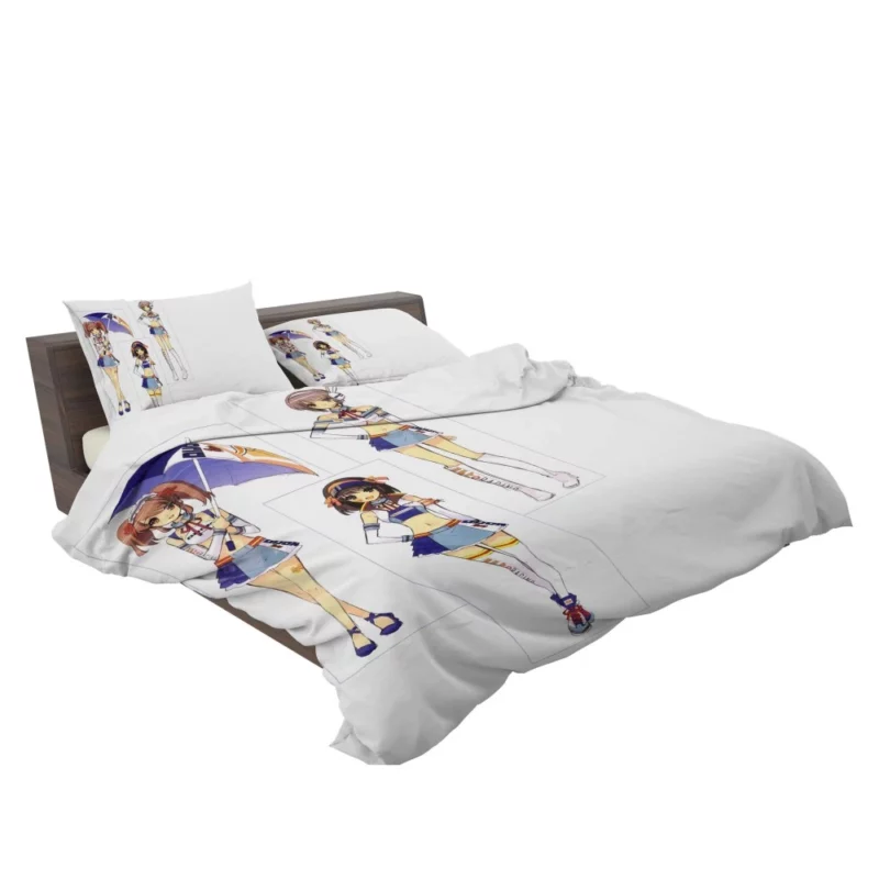 Mikuru Haruhi and Yuki Dynamic Trio Anime Bedding Set 2