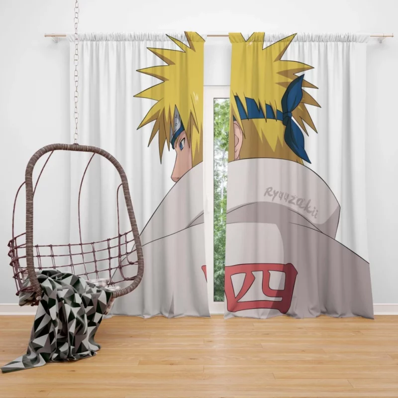 Minato Namikaze Guiding Light of Naruto Anime Curtain