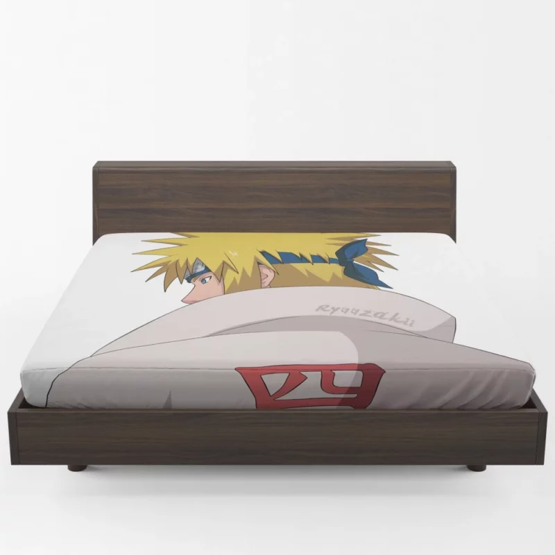 Minato Namikaze Guiding Light of Naruto Anime Fitted Sheet 1