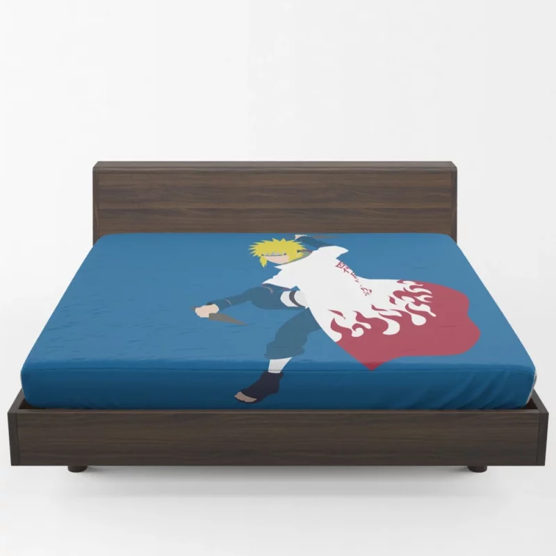 Minato Namikaze Hokage of Hidden Leaf Anime Fitted Sheet 1