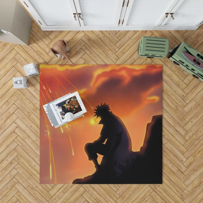 Minato Namikaze Impact on Naruto Anime Rug