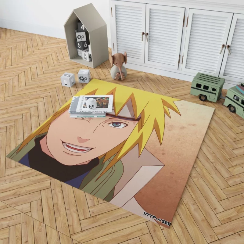 Minato Namikaze Legacy in Naruto Anime Rug 1