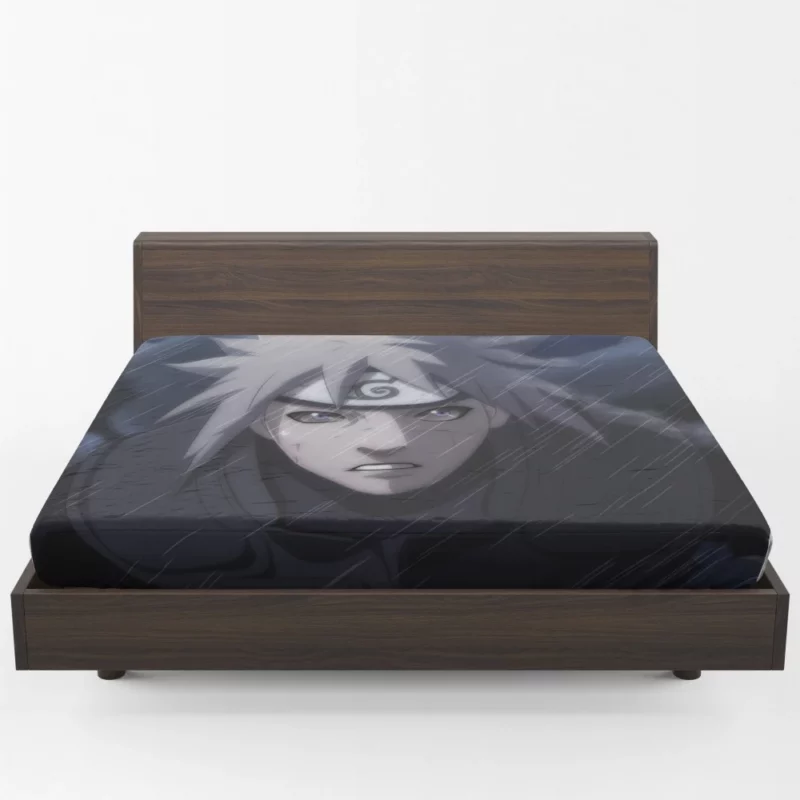 Minato Namikaze Naruto Yellow Flash Anime Fitted Sheet 1