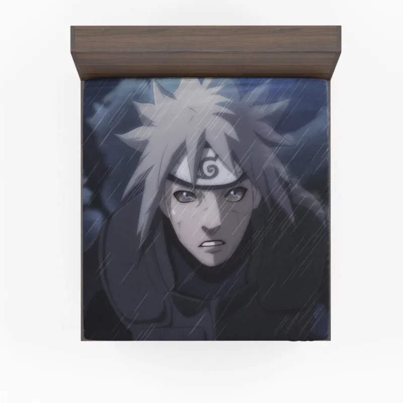 Minato Namikaze Naruto Yellow Flash Anime Fitted Sheet