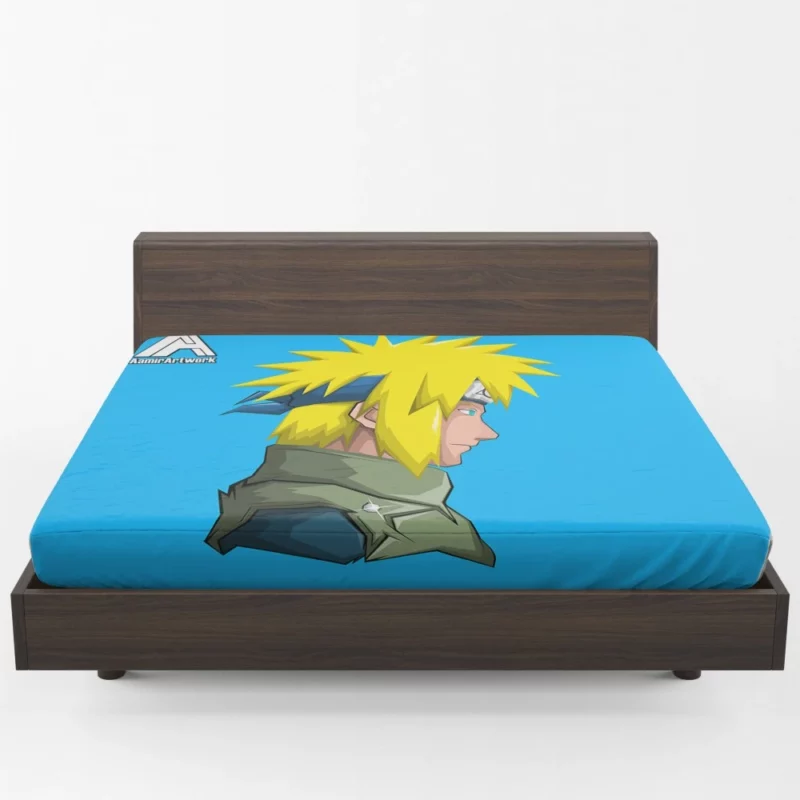 Minato Namikaze Shaping Naruto Destiny Anime Fitted Sheet 1