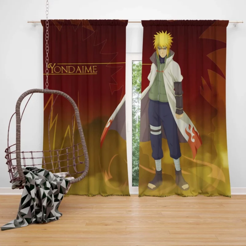 Minato Namikaze The Fourth Hokage Anime Curtain