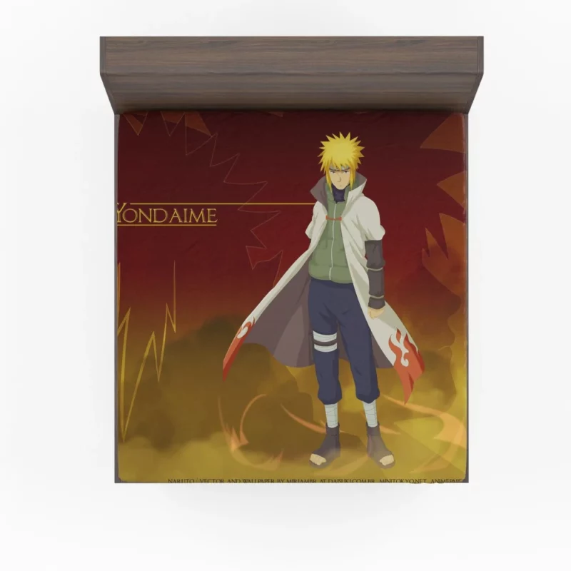 Minato Namikaze The Fourth Hokage Anime Fitted Sheet