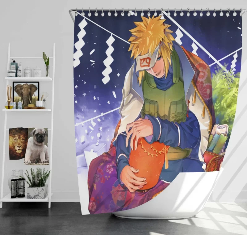 Minato and Kushina A Naruto Legacy Anime Shower Curtain