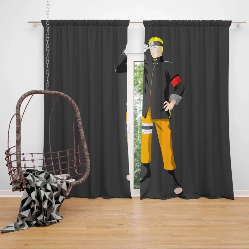 Minimalist Naruto Youth Anime Curtain