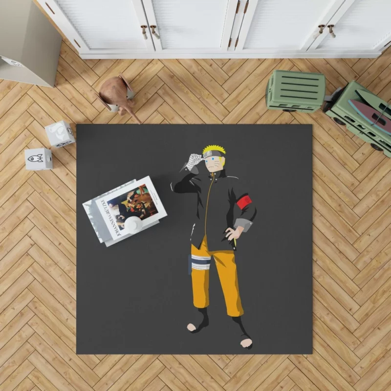 Minimalist Naruto Youth Anime Rug