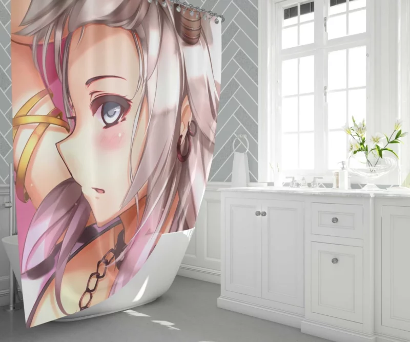 Mirajane Strauss Fairy Tail Icon Anime Shower Curtain 1