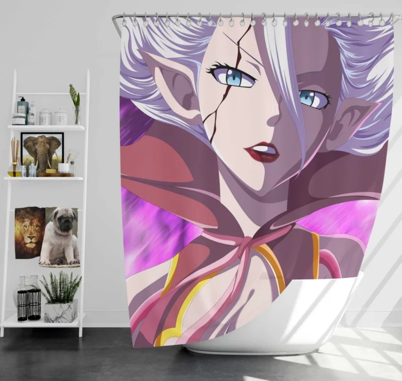 Mirajane Strauss Fairy Tail Powerhouse Anime Shower Curtain