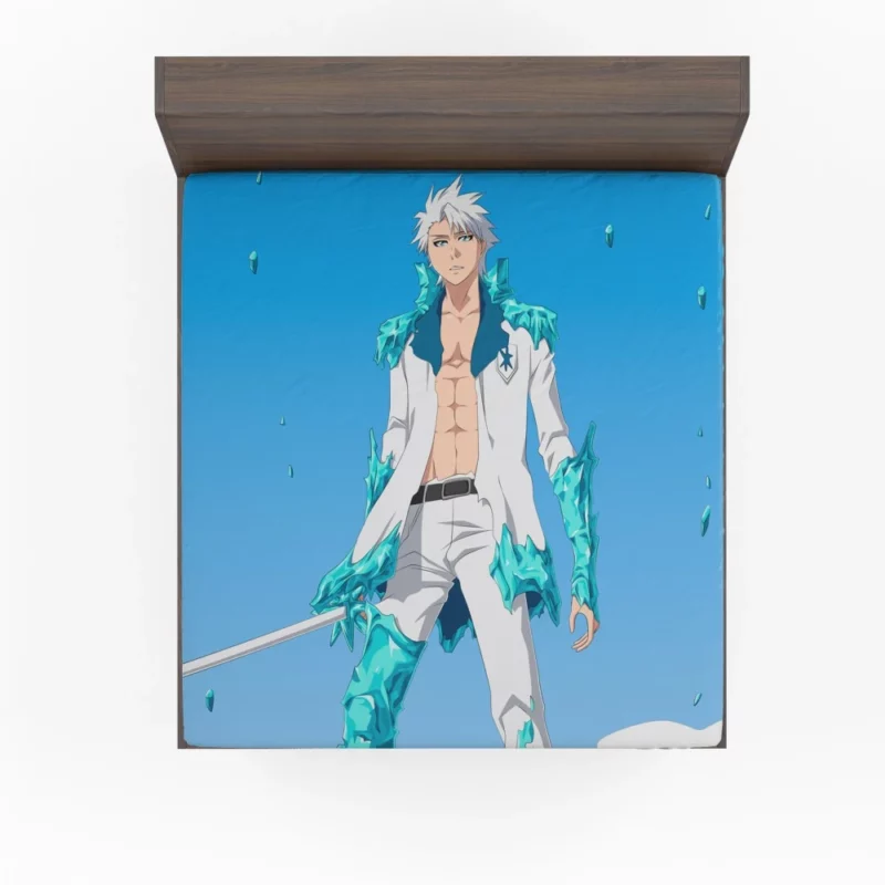 Momo Hinamori and Toushiro Hitsugaya Bleach Bonds Anime Fitted Sheet