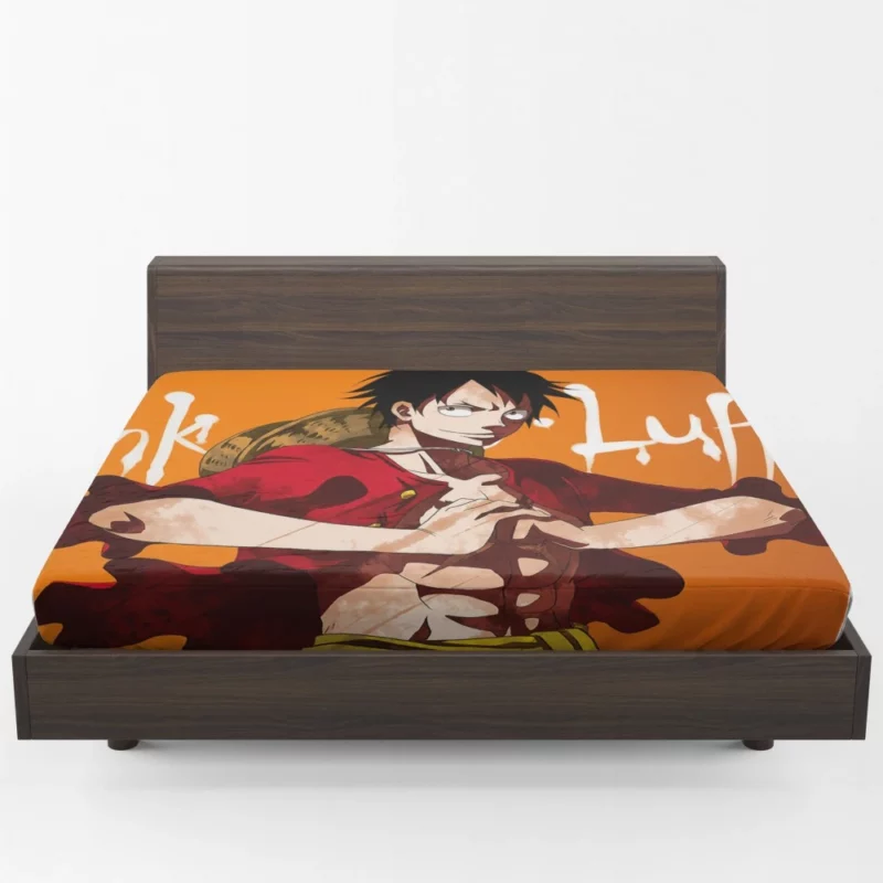 Monkey D. Luffy Pirate King Anime Fitted Sheet 1