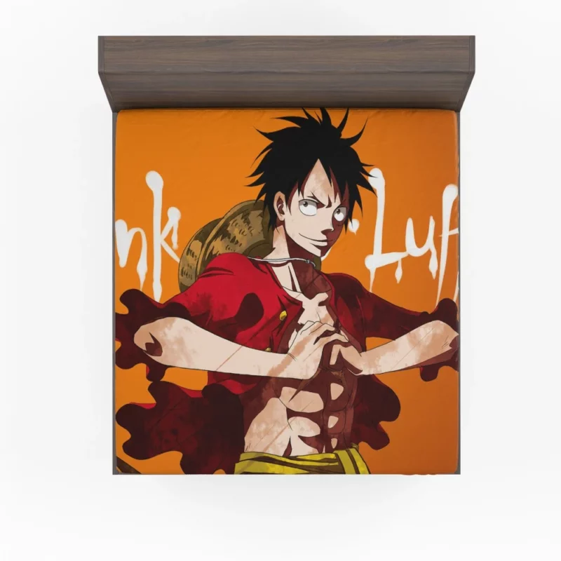 Monkey D. Luffy Pirate King Anime Fitted Sheet