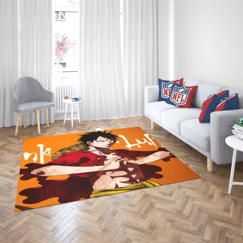 Monkey D. Luffy Pirate King Anime Rug 2