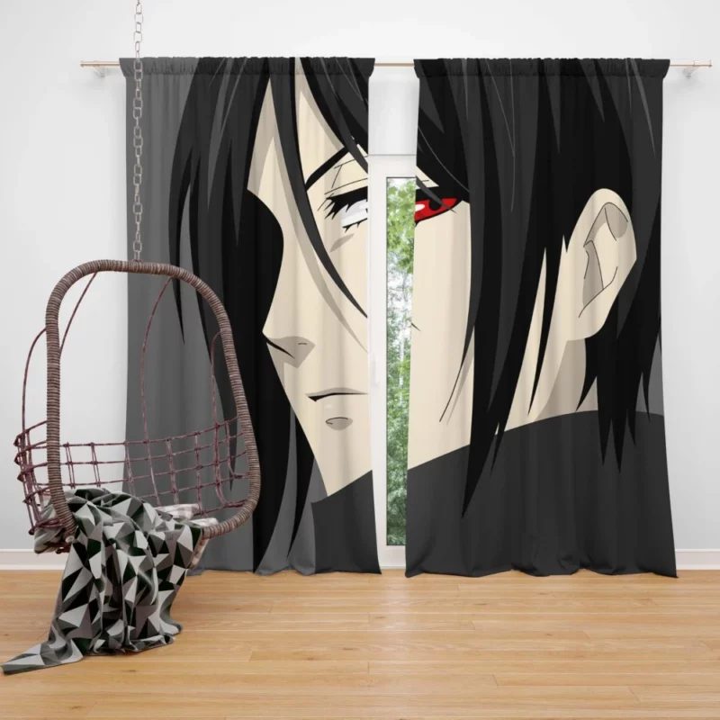 Mr. Butler Red-Eyed Mystery Anime Curtain