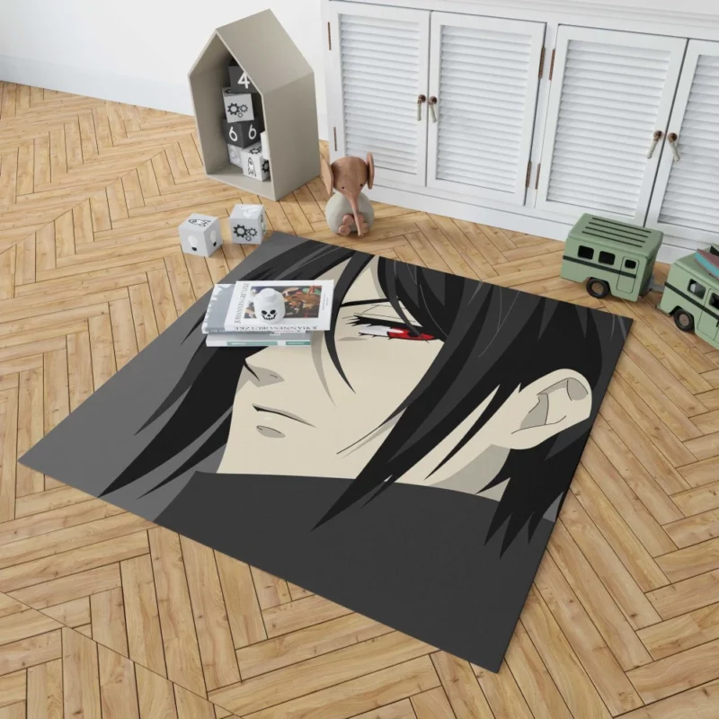 Mr. Butler Red-Eyed Mystery Anime Rug 1