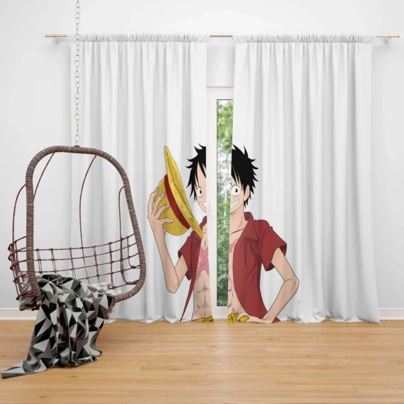 Mugiwara no Luffy Exploits Anime Curtain