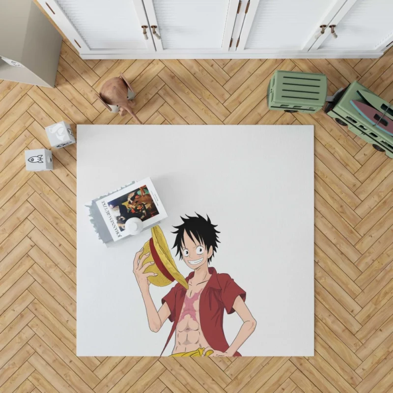 Mugiwara no Luffy Exploits Anime Rug