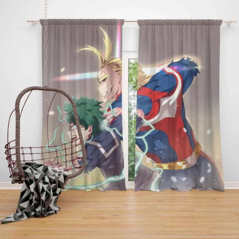 My Hero Academia Icon All Might Anime Curtain