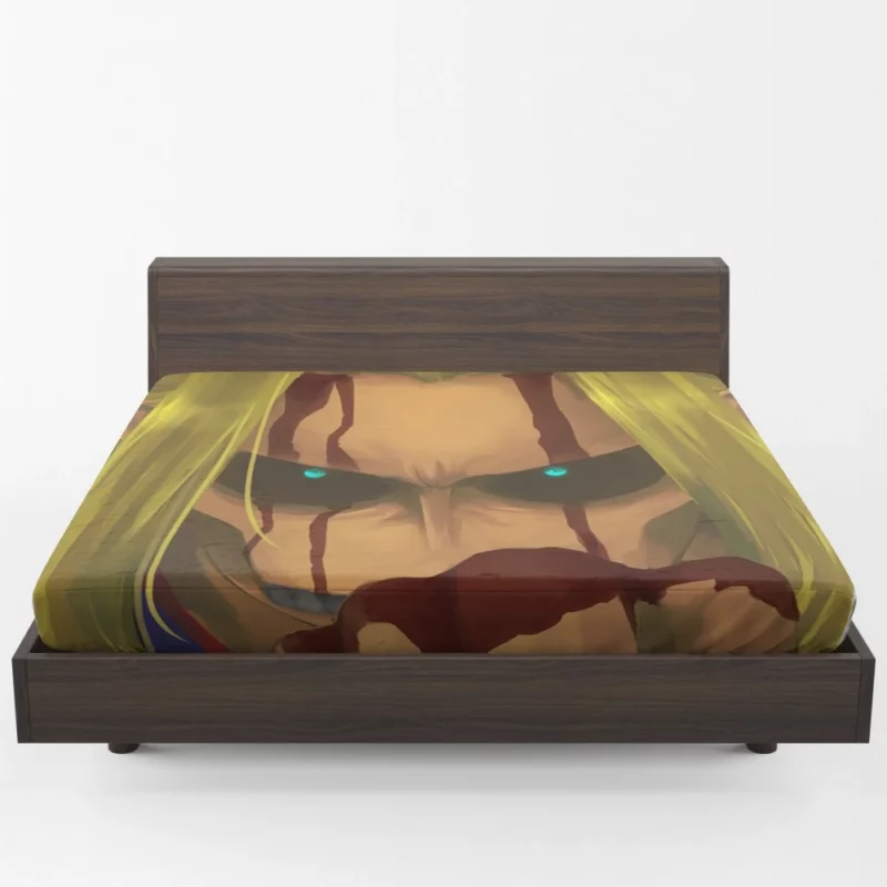 My Hero Academia Iconic Hero All Might Anime Fitted Sheet 1