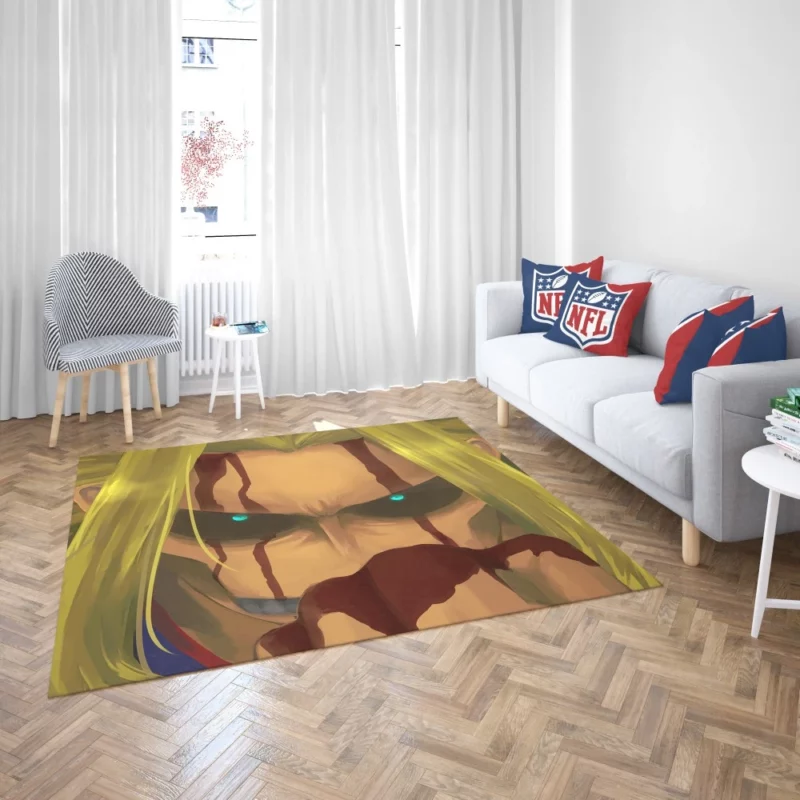 My Hero Academia Iconic Hero All Might Anime Rug 2