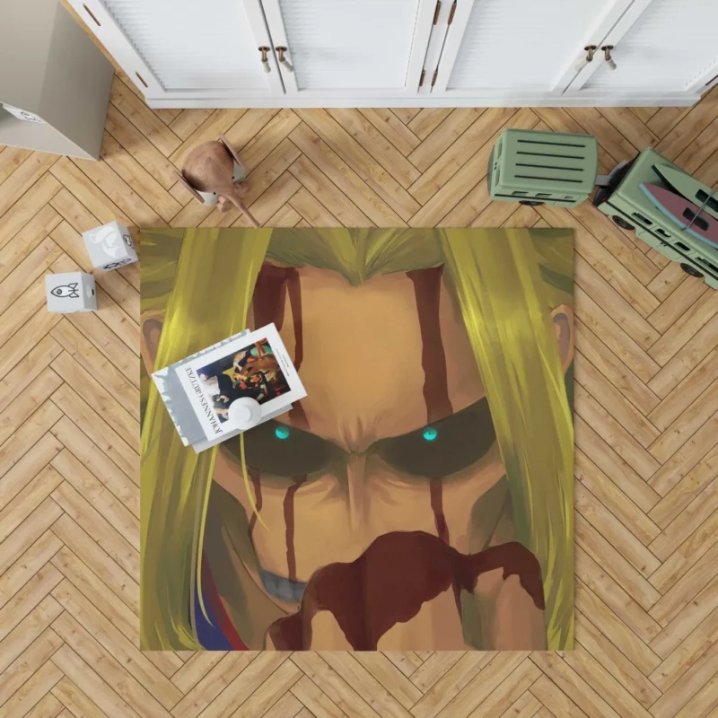 My Hero Academia Iconic Hero All Might Anime Rug