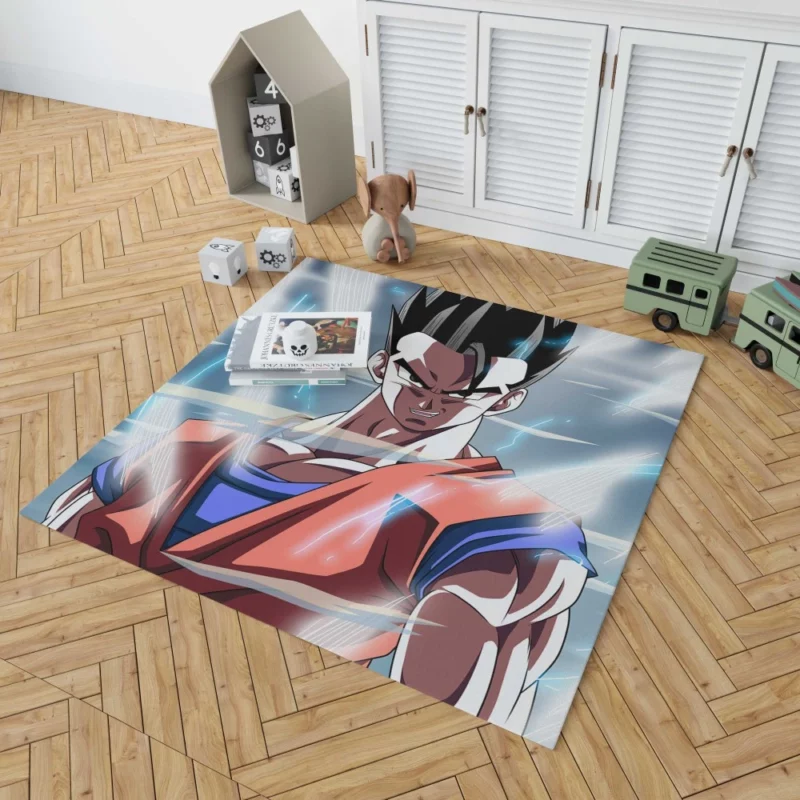 Mystic Gohan Unleashed Power Anime Rug 1