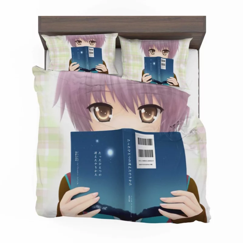 Nagato Yuki Enigmatic Presence Anime Bedding Set 1