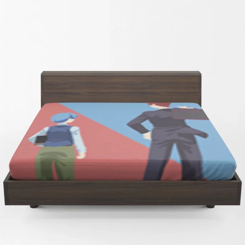 Nagisa and Karma Assassination Bond Anime Fitted Sheet 1