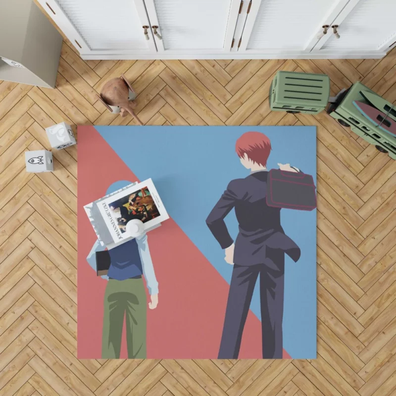 Nagisa and Karma Assassination Bond Anime Rug