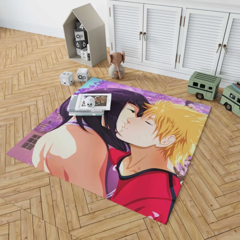 NaruHina Naruto and Hinata Union Anime Rug 1