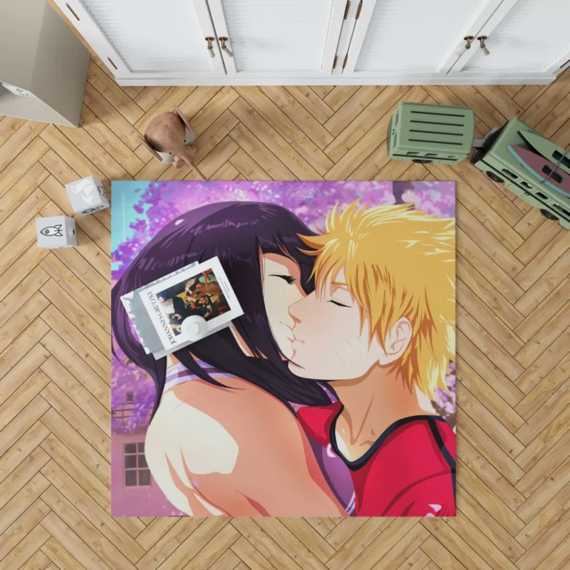 NaruHina Naruto and Hinata Union Anime Rug