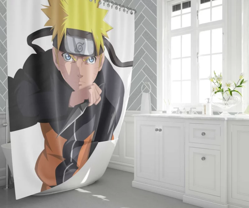 Naruto Boundless Adventures Anime Shower Curtain 1