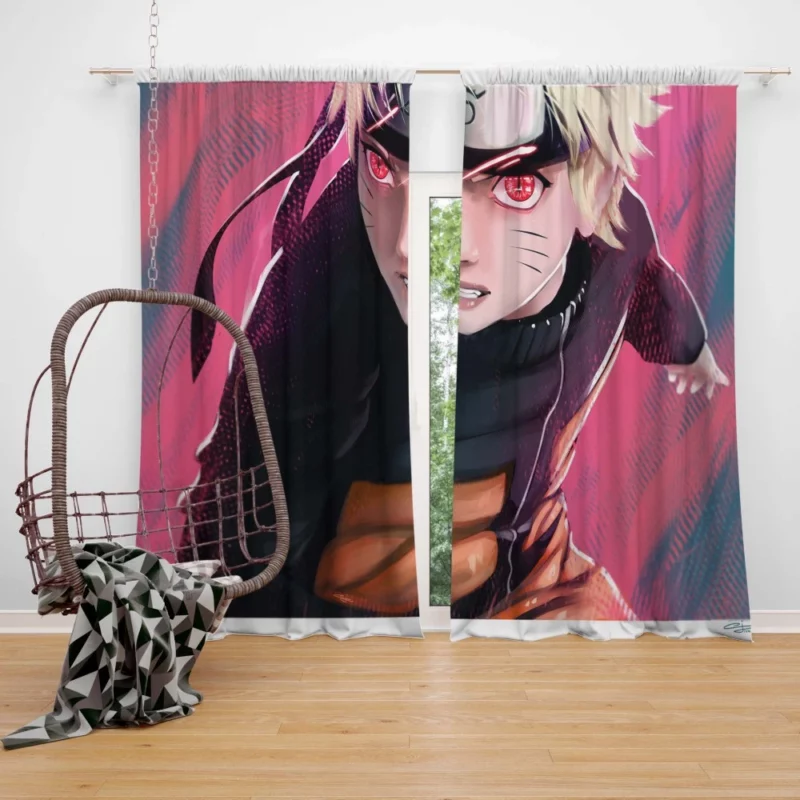 Naruto Courageous Quest Anime Curtain