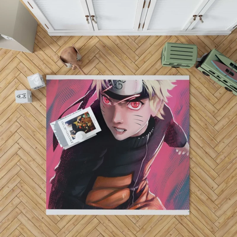 Naruto Courageous Quest Anime Rug