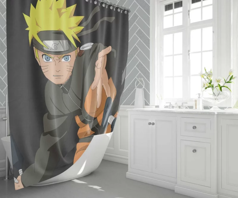 Naruto Endless Adventure Anime Shower Curtain 1