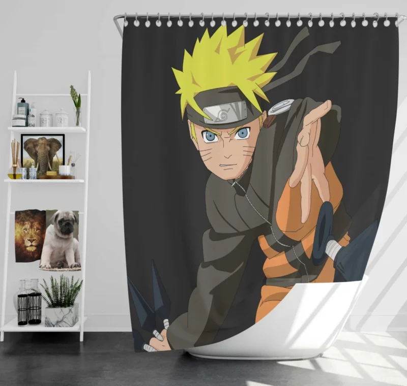Naruto Endless Adventure Anime Shower Curtain