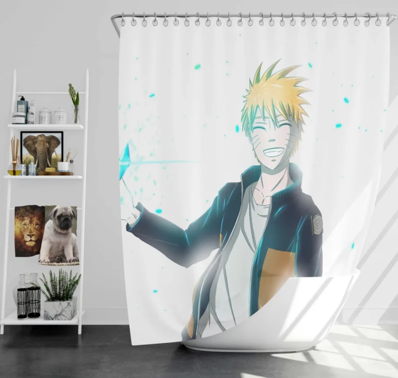 Naruto Enduring Legacy Anime Shower Curtain