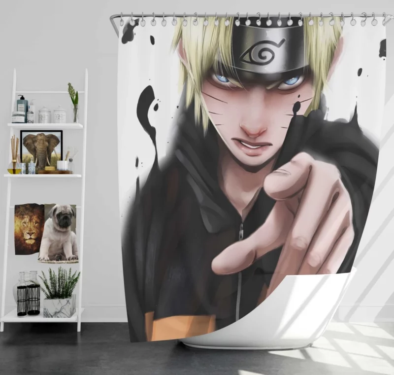 Naruto Epic Endeavor Anime Shower Curtain