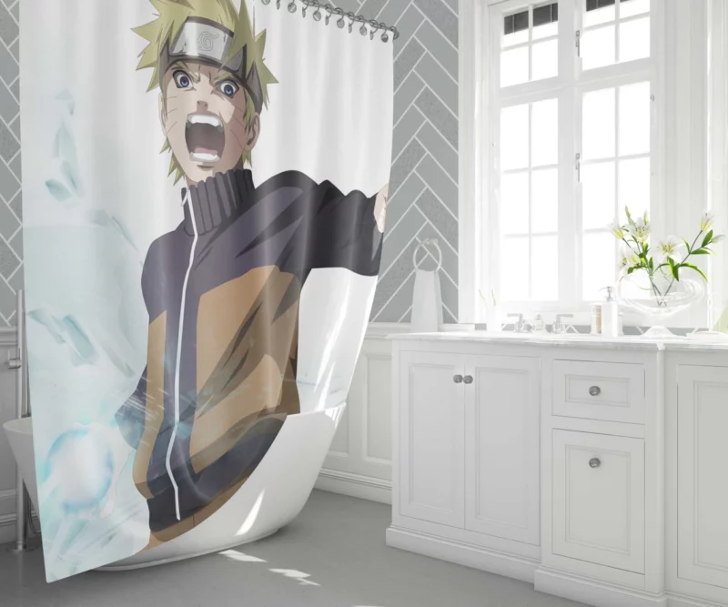 Naruto Heroic Destiny Anime Shower Curtain 1