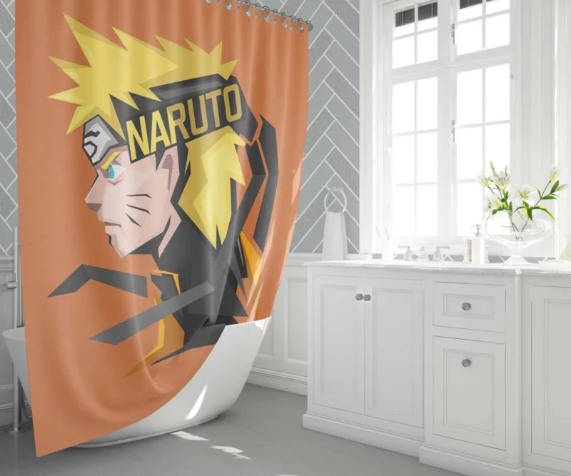 Naruto Impactful Path Anime Shower Curtain 1