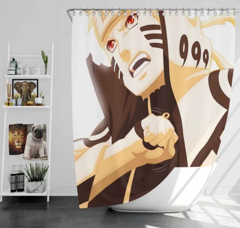 Naruto Lasting Influence Anime Shower Curtain