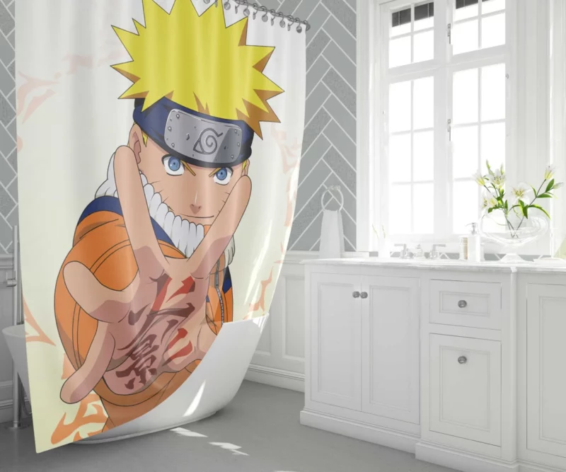 Naruto Legacy Lives On Anime Shower Curtain 1