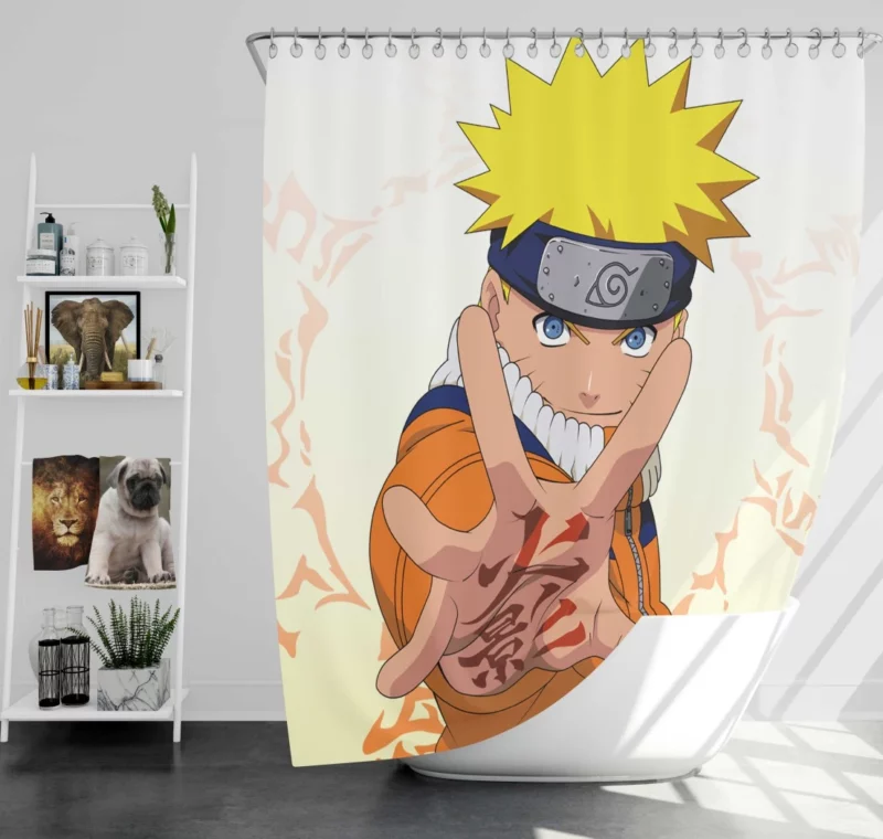 Naruto Legacy Lives On Anime Shower Curtain