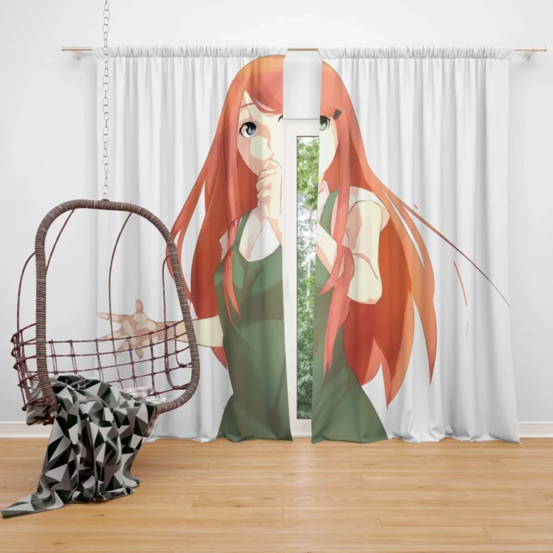 Naruto Mother Kushina Uzumaki Anime Curtain